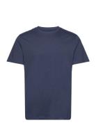 Selected Homme Slhaspen Mini Str Ss O-Neck Tee Noos Marinblå