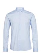 Calvin Klein Poplin Stretch Slim Shirt Blå