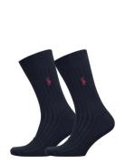 Polo Ralph Lauren Underwear Rib-Knit Trouser Socks Blå