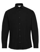 Fine Twill - Boozt Tops Shirts Business Black Seven Seas Copenhagen
