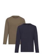 Basic 34 -T-Shirt Ls Tops T-shirts Long-sleeved T-shirts Multi/pattern...