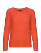 ONLY Onlgeena Xo L/S Pullover Knt Noos Orange