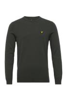 Lyle & Scott Cotton Merino Crew Jumper Khaki Green