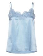 Rosemunde Rwjade Silk Regular Strap Lace Top Blå