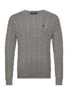 Polo Ralph Lauren Cable-Knit Cotton Sweater Grå