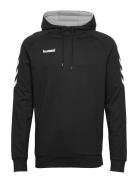 Hmlgo Cotton Hoodie Sport Sweat-shirts & Hoodies Hoodies Black Hummel