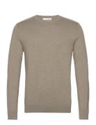 Selected Homme Slhberg Crew Neck B Khaki Green