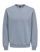 ONLY & SONS Onsceres Crew Neck Noos Blå