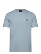Plain T-Shirt Tops T-shirts Short-sleeved Blue Lyle & Scott