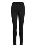 Lindex Trousers Denim Vera Stay Black Svart