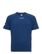 Hmlmt Laze T-Shirt Sport T-shirts Short-sleeved Blue Hummel