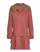 Minymo Sweat Dress Ls Rosa