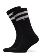 Calvin Klein Ck Men Sock 2P Stripes Svart