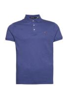 Polo Ralph Lauren Custom Slim Fit Soft Cotton Polo Shirt Blå