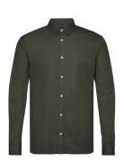 Hawthorne Ls Shirt Tops Shirts Casual Khaki Green AllSaints