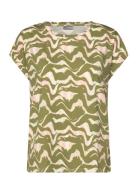 Frseen Tee 1 Tops T-shirts & Tops Short-sleeved Green Fransa