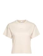 Shape Tee Sport T-shirts & Tops Short-sleeved Beige Johaug