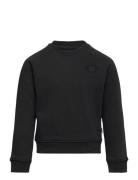 Kronstadt Lars Kids Organic/Recycled Crew Sweat Svart