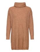 Vila Vicilia Rollneck L/S Knit Tunic/Su- Brun