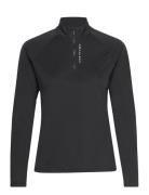 Addy Long Sleeve Sport T-shirts & Tops Long-sleeved Black Röhnisch