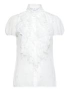 Saint Tropez Liljasz Crinkle Ss Shirt Vit