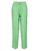 Selected Femme Slfviva-Gulia Mw Long Linen Pant Noos Grön