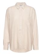 ONLY Onltokyo L/S Linen Blend Shirt Pnt Noos Kräm