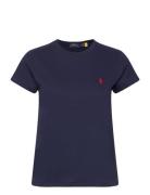 Polo Ralph Lauren Cotton Jersey Crewneck Tee Blå