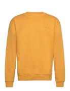 Crew Sweatshirt Tops Sweat-shirts & Hoodies Hoodies Orange Les Deux