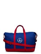 Polo Ralph Lauren Logo-Embroidered Canvas Duffel Blå