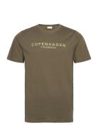 Lindbergh Copenhagen Print Tee S/S Grön