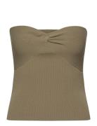 Notes Du Nord Hollie Knitted Bandeau Top Beige