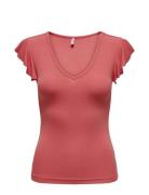 ONLY Onlbelia S/L Top Jrs Noos Rosa