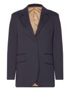 GANT Reg Jersey Blazer Blå