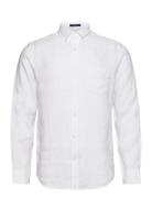 GANT Reg Linen Shirt Vit