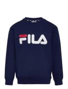 FILA Babina Greda Classic Logo Crew Sweat Marinblå