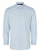 Selected Homme Slhslimdetail Shirt Ls Classic Noos Blå