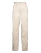 Calvin Klein Jeans Stretch Twill High Rise Straight Beige