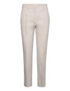 Stretch Gabardine Slim Cropped Bottoms Trousers Slim Fit Trousers Grey...