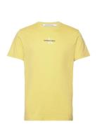 Calvin Klein Jeans Monologo Regular Tee Gul