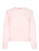 1985 Reg Mini Corp Logo C-Nk Ls Tops T-shirts & Tops Long-sleeved Pink...