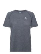 Odlo Odlo T-Shirt Crew Neck S/S Essential Seamless Grå