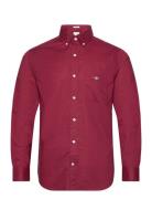 GANT Reg Classic Poplin Shirt Burgundy