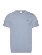 GANT Slim Shield V-Neck T-Shirt Blå