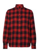 Polo Ralph Lauren Relaxed Fit Plaid Cotton Twill Shirt Röd