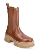 Essential Leather Chelsea Boot Shoes Chelsea Boots Brown Tommy Hilfige...