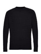 Onsmason Reg 5 Cable Crew Knit Tops Knitwear Round Necks Navy ONLY & S...
