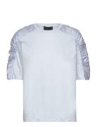Lr-Kowa Tops T-shirts & Tops Short-sleeved Blue Levete Room