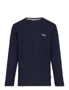 BOSS Long Sleeve T-Shirt Marinblå