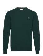 GANT Superfine Lambswool C-Neck Grön